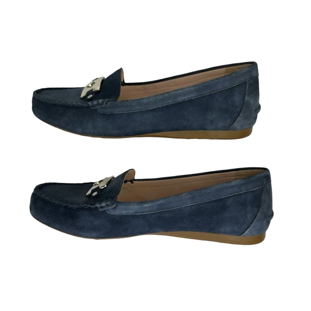 Kate Spade New York Women's Carmen Loafers Size 7.5 B Navy Blue Driving Loafer - Picture 7 of 12